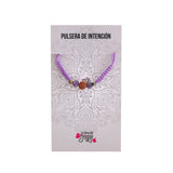 Pulsera de Hilo Rojo Amatista
