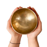 Cuenco Forjado Dorado 7 Metales Liso