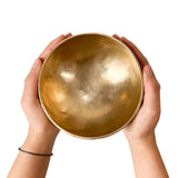 Cuenco Forjado Dorado 7 Metales Liso