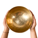 Cuenco Forjado Dorado 7 Metales Liso