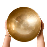 Cuenco Forjado Dorado 7 Metales Liso