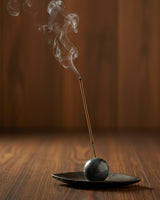 Porta Incienso de Ónix/Mármol Artesanal – Base Segura, Elegante y Duradera