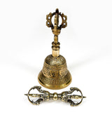 Set de Campana y Dorje Tibetano para Altar Budista y Meditación