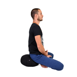Zafu o cojín de Meditación Negro Liso Marca Cudegui
