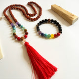 Kit de japamala y pulsera para meditación, mantras y práctica diaria