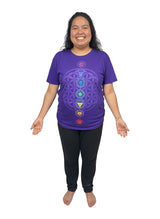 Playera Chakras para Mujer ,Marca Cudegui