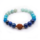 Pulsera Japamala budista Oceano Infinito, marca Cudegui
