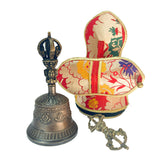 Set de Campana y Dorje Tibetano para Altar Budista y Meditación