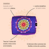 Zafu Rectangular o cojín de meditación de chakras, marca Cudegui