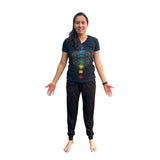 Playera Chakras para Mujer ,Marca Cudegui
