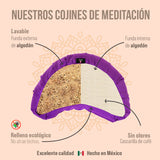 Zafu Lunar o zafu media luna, marca Cudegui