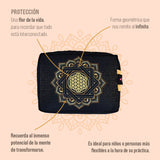 Zafu Rectangular o cojín de meditación de protección, marca Cudegui