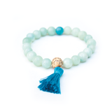 Pulsera Japamala budista Oceano Infinito, marca Cudegui