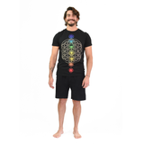 Playera Chakras para hombre ,Marca Cudegui