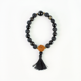 PULSERA JAPAMALA DE PROTECCIÓN NEGRA, MARCA CUDEGUI