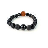 PULSERA JAPAMALA DE PROTECCIÓN NEGRA, MARCA CUDEGUI