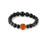PULSERA JAPAMALA DE PROTECCIÓN NEGRA, MARCA CUDEGUI