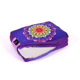 Zafu Rectangular o cojín de meditación de chakras, marca Cudegui