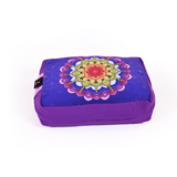 Zafu Rectangular o cojín de meditación de chakras, marca Cudegui
