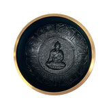 Cuenco de India Torneado Negro 7 Metales