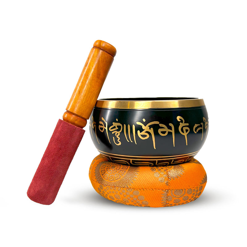 Cuenco de India Torneado Negro 7 Metales