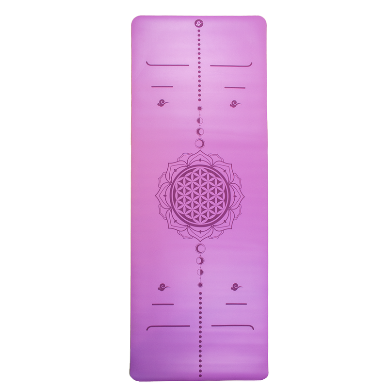 TAPETE KAYA CUDEGUI - TAPETE DE YOGA ANTIDERRAPANTE ECOLÓGICO DE CAUCHO Y PU