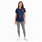 Playera Chakras para Mujer ,Marca Cudegui