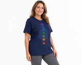 Playera Chakras para Mujer ,Marca Cudegui
