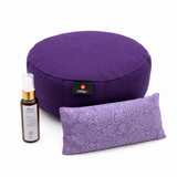 Paquete Relax - Kit de Relajación con Zafu, Almohadilla y Brisa Aromática