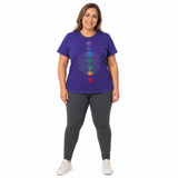 Playera Chakras para Mujer ,Marca Cudegui