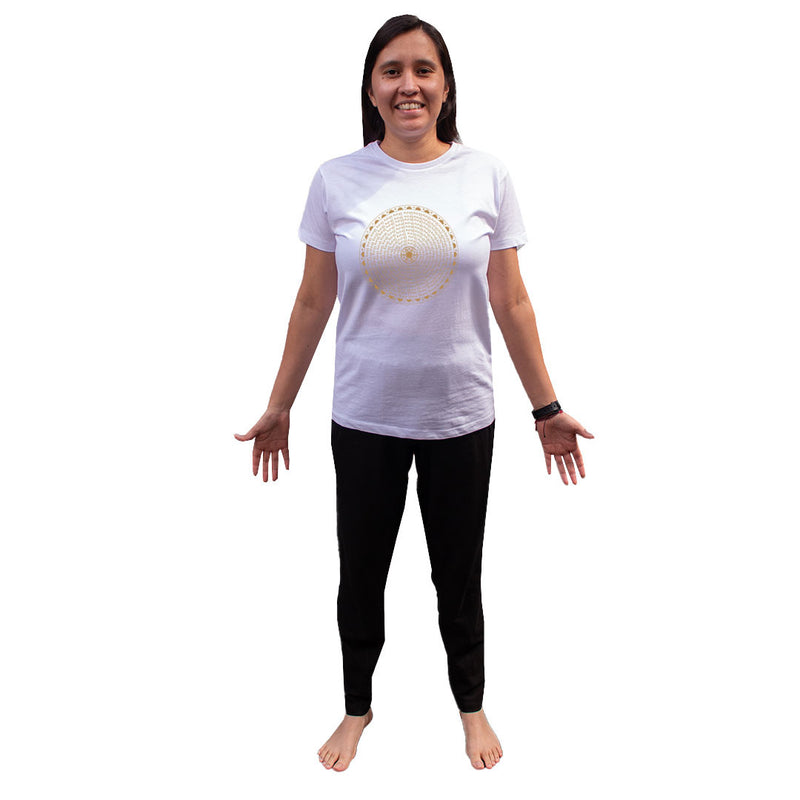 Playera para Mujer Mandala ,Marca Cudegui