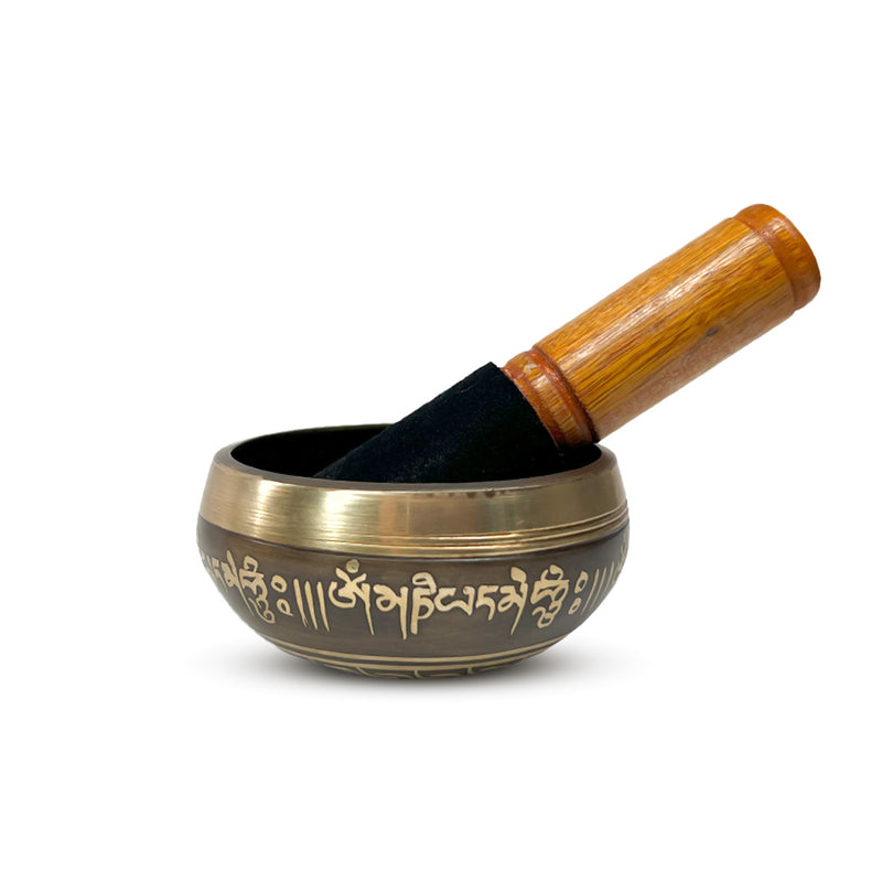 Cuenco Mini de Bronce  Grabado 8 cm