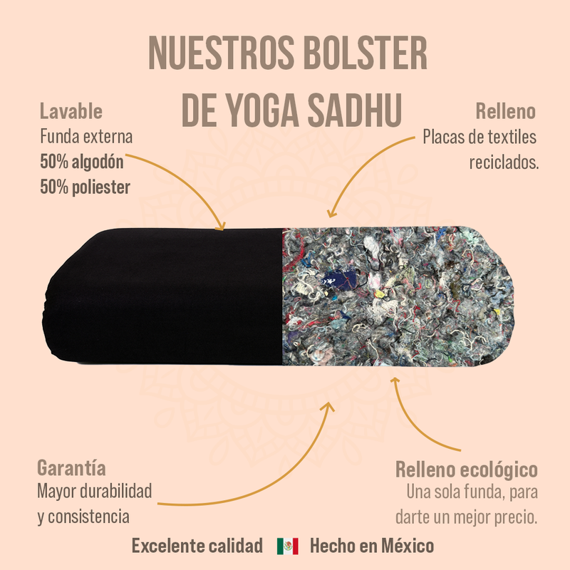 Bolster para Yoga Sadhu  marca Cudegui