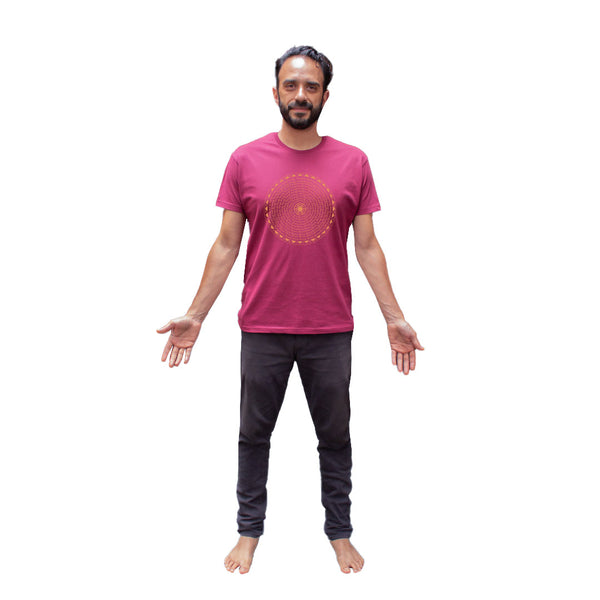 Playera para Hombre  Mandala ,Marca Cudegui