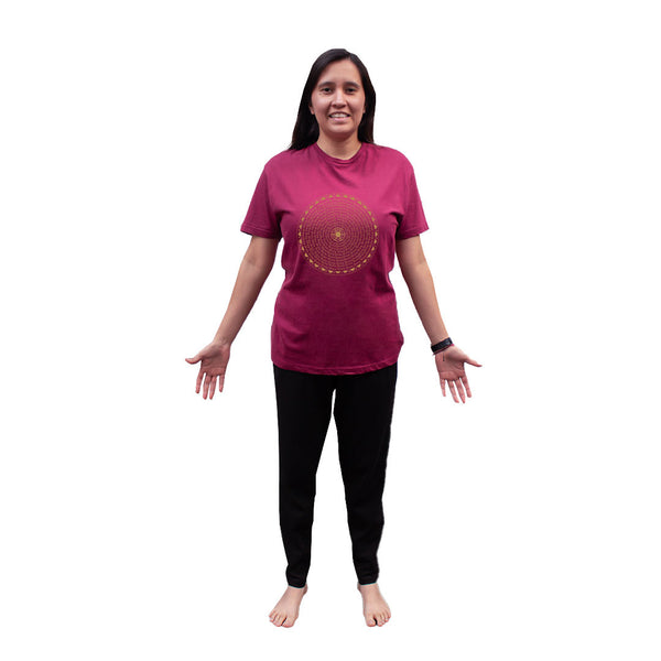 Playera para Mujer Mandala ,Marca Cudegui