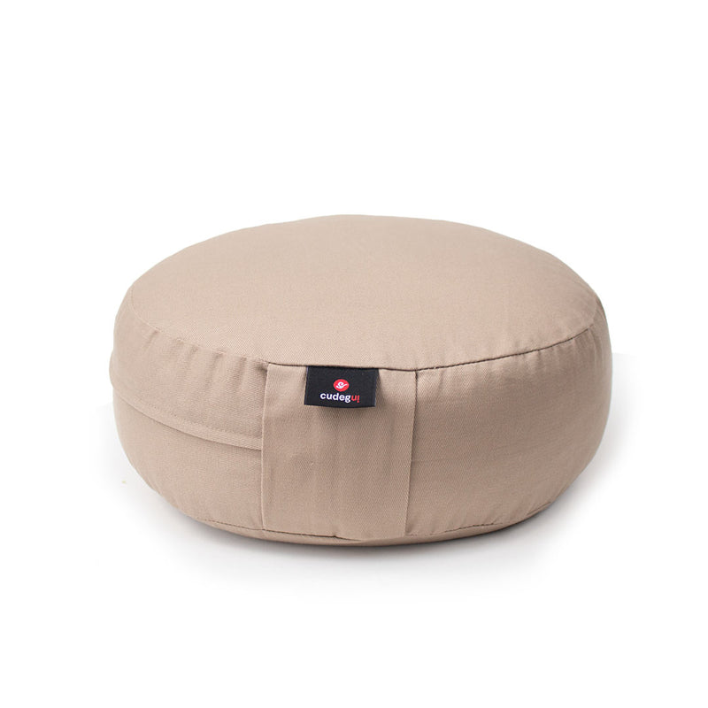 Zafu o cojín de meditación Beige, marca Cudegui