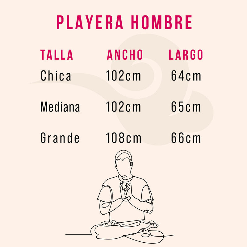 Playera Chakras para hombre ,Marca Cudegui